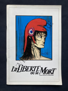 PROGRAMME "LA LIBERTE OU LA MORT"-ROBERT HOSSEIN-SAISON 1988-1989-PALAIS DES CONGRES
