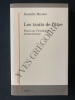 LES TRAITS DE L'ETRE Essai sur l'ontologie platonicienne. DANIELLE MONTET