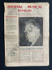 JOURNAL MUSICAL FRANCAIS-N°86-8 FEVRIER 1960. 