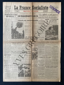 LA FRANCE SOCIALISTE-N°238-SAMEDI 15 ET DIMANCHE 16 AOUT 1942