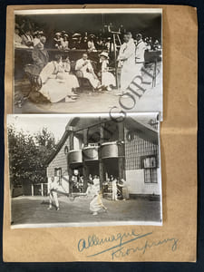 KRONPRINZ-ALLEMAGNE-PARTIE DE TENNIS-5 PHOTOGRAPHIES