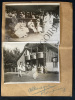 KRONPRINZ-ALLEMAGNE-PARTIE DE TENNIS-5 PHOTOGRAPHIES. 