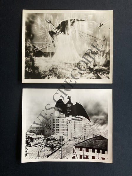 RODAN-FILM DE ISHIRO HONDA-1956-7 PHOTOS D'EXPLOITATION. 