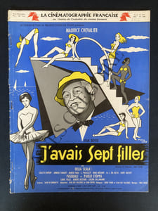 LA CINEMATOGRAPHIE FRANCAISE-N°1580-21 AOUT 1954-J'AVAIS SEPT FILLES