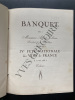 MENU BANQUET IVe FETE NATIONALE DES VINS DE FRANCE-21 MAI 1936-COLMAR-ILLUSTRATIONS HENRY BERMEITINGER. 