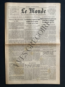 LE MONDE-N°6073-25 JUILLET 1964