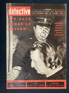 DETECTIVE-N°751-18 NOVEMBRE 1960. undefined