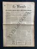 LE MONDE-N°4063-14 FEVRIER 1958. 