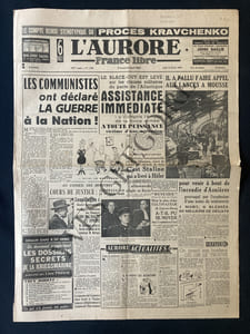 L'AURORE FRANCE LIBRE-N°1384-24 FEVRIER 1949