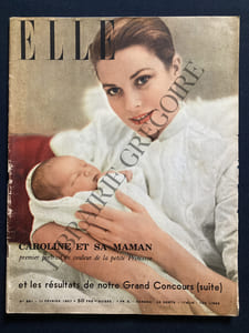 ELLE-N°581-11 FEVRIER 1957-GRACE KELLY