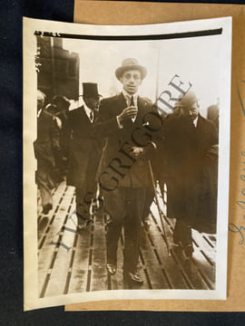 PHOTOGRAPHIE ALPHONSE XIII EN FRANCE. undefined