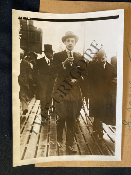 PHOTOGRAPHIE ALPHONSE XIII EN FRANCE. 