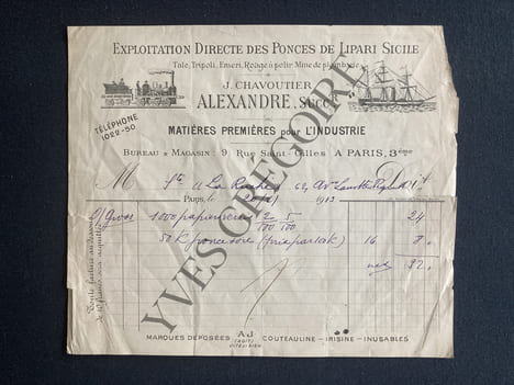 18 FACTURES ADRESSEES A "LA RUCHE"-MONTPARNASSE. undefined