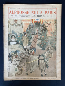 LE RIRE-NOUVELLE SERIE-N°122-3 JUIN 1905-NUMERO SPECIAL ALPHONSE XIII A PARIS