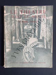 LE THEATRE DANS LE MONDE VOLUME 1 N°3 LE JEUNE AUTEUR