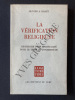 LA VERIFICATION RELIGIEUSE RECHERCHE D'UNE SPIRITUALITE POUR LE TEMPS DE L'INCERTITUDE. OLIVIER A. RABUT