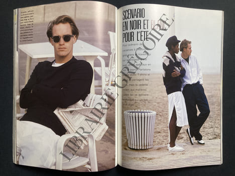 VOGUE HOMMES-N°90-JUIN 1986-CHRISTOPHE LAMBERT. undefined