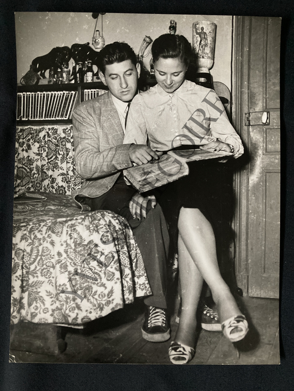 JEAN DIEUZAIDE-ALEX JANY ET SA FEMME-PHOTOGRAPHIE. 