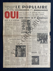 LE POPULAIRE-N°6905-DIMANCHE 5 MAI 1946