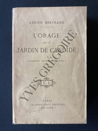 L'ORAGE SUR LE JARDIN DE CANDIDE ROMANS PHILOSOPHIQUES