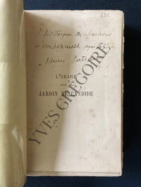 L'ORAGE SUR LE JARDIN DE CANDIDE ROMANS PHILOSOPHIQUES
