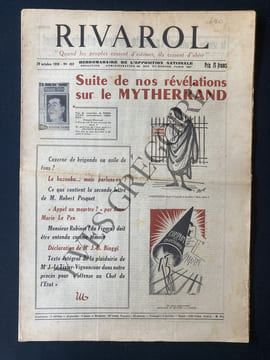 RIVAROL-N°459-29 OCTOBRE 1959. undefined