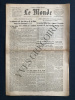 LE MONDE-N°5167-29 AOUT 1961. 