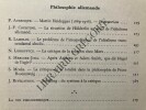 LES ETUDES PHILOSOPHIQUES-JUILLET-SEPTEMBRE 1976-PHILOSOPHIE ALLEMANDE. 