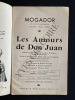 LES AMOURS DE DON JUAN-PROGRAMME THEATRE MOGADOR. 