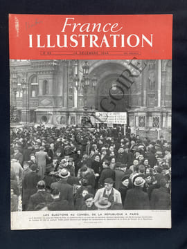 FRANCE ILLUSTRATION-N°63-14 DECEMBRE 1946. undefined