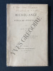 MICHEL-ANGE POETE ET EPISTOLIER. ALEX. STURDZA