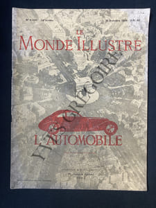 LE MONDE ILLUSTRE-N°4007-6 OCTOBRE 1934 L'AUTOMOBILE