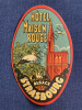 ETIQUETTE DE BAGAGE HOTEL MAISON ROUGE STRASBOURG. 