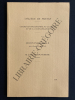 LECON INAUGURALE FAITE LE VENDREDI 6 OCTOBRE 1995. JACQUES BOUVERESSE
