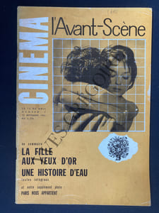 L'AVANT-SCENE CINEMA-N°7-15 SEPTEMBRE 1961-LA FILLE AUX YEUX D'OR-UNE HISTOIRE D'EAU-PARIS NOUS APPARTIENT
