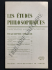 LES ETUDES PHILOSOPHIQUES-JUILLET-SEPTEMBRE 1982-PHILOSOPHIE GRECQUE. 