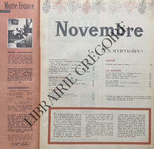MARIE FRANCE-N°8-NOVEMBRE 1956
