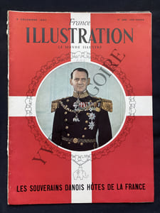 FRANCE ILLUSTRATION-N°269-9 DECEMBRE 1950-LES SOUVERAINS DANOIS HOTES DE LA FRANCE
