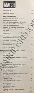 PARIS MATCH-N°607-26 NOVEMBRE 1960-CLARK GABLE