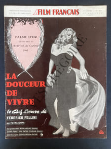LE FILM FRANCAIS-N°836-27 MAI 1960-LA DOUCEUR DE VIVRE