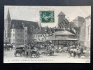 ANNECY-LE MARCHE, PLACE DE L'HOTEL DE VILLE-CARTE POSTALE. 