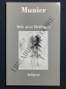STELE POUR HEIDEGGER. ROGER MUNIER