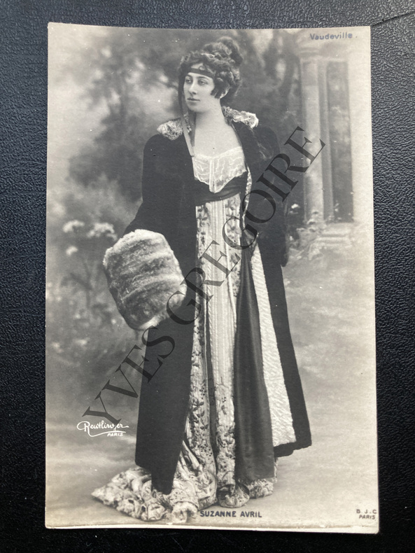 SUZANNE AVRIL-CARTE POSTALE-CLICHE REUTLINGER-PARIS. 