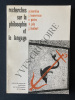 RECHERCHES SUR LA PHILOSOPHIE ET LE LANGAGE. BOURDIEU-BOUVERESSE-PIETRA-JOLY-LAMBERT