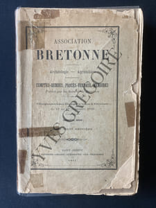 ASSOCIATION BRETONNE-TROISIEME SERIE-TOME VINGT NEUVIEME-CINQUANTIEME CONGRES TENU A CLISSON DU 12 AU 17 SEPTEMBRE 1910