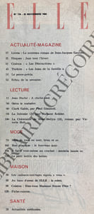 ELLE-N°779-25 NOVEMBRE 1960