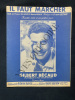 IL FAUT MARCHER-GILBERT BECAUD-PARTITION MUSICALE. PIERRE DELANOE, MAURICE VIDALIN ET GILBERT BECAUD