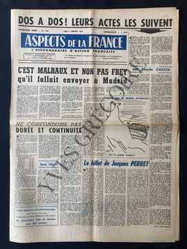 ASPECTS DE LA FRANCE-N°752-JEUDI 7 FEVRIER 1963. undefined