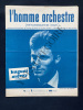 HUGUES AUFRAY-L'HOMME ORCHESTRE (MR TAMBOURINE MAN)-PARTITION MUSICALE. BOB DYLAN,PIERRE DELANOE ET HUGUES AUFRAY
