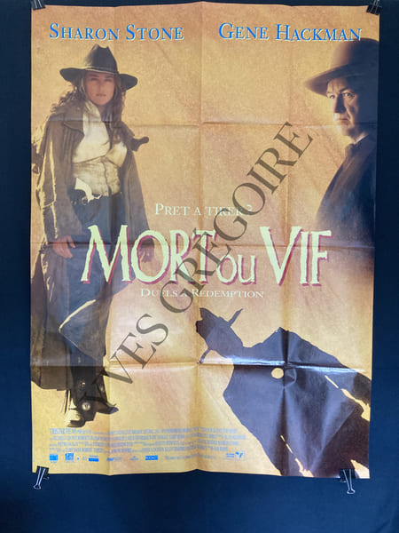 MORT OU VIF-FILM DE SAM RAIMI-AFFICHE GRAND FORMAT 120 CM X 160 CM. 